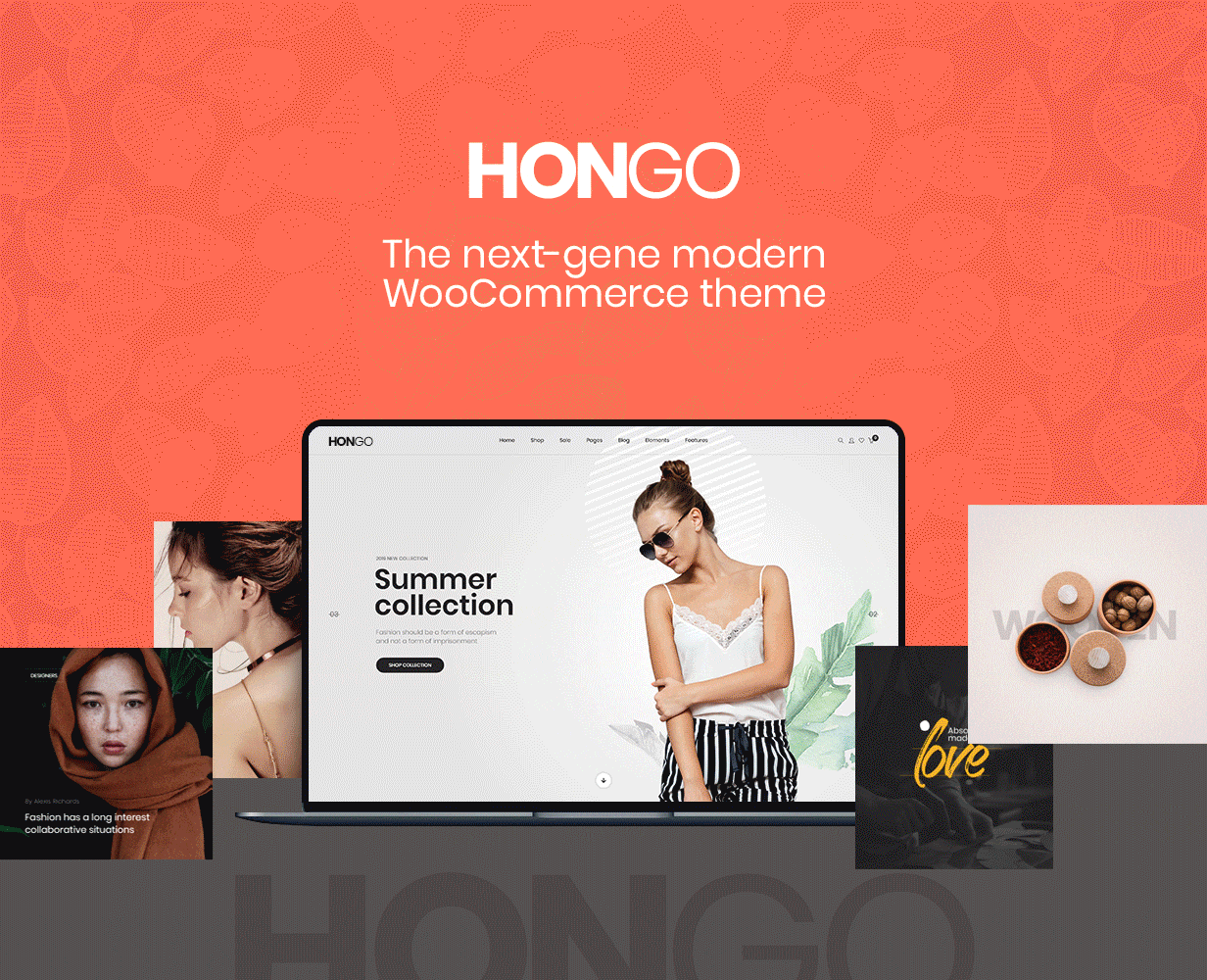 Hongo - Tema moderno y multipropósito de WordPress para WooCommerce